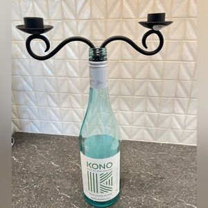 9 NEW Metal Wine Bottle Candlestick holders